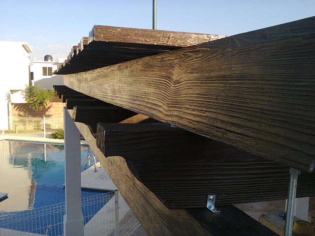 Pérgolas imitación madera